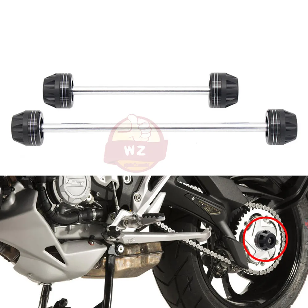 YAMAHA YZF-R3 YZF-R25 MT-03 MT-25 오토바이 CNC 리어 & 프론트 액슬 포크 충돌 슬라이더 휠 프로텍터