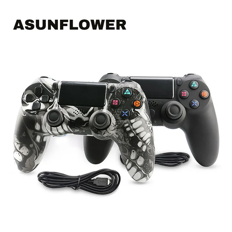 

Asunflower Wired GamePads For Sony PlayStation 4 GamePad Game Controll For PS4 Host Wired Controller USB Wired Handle For PS4