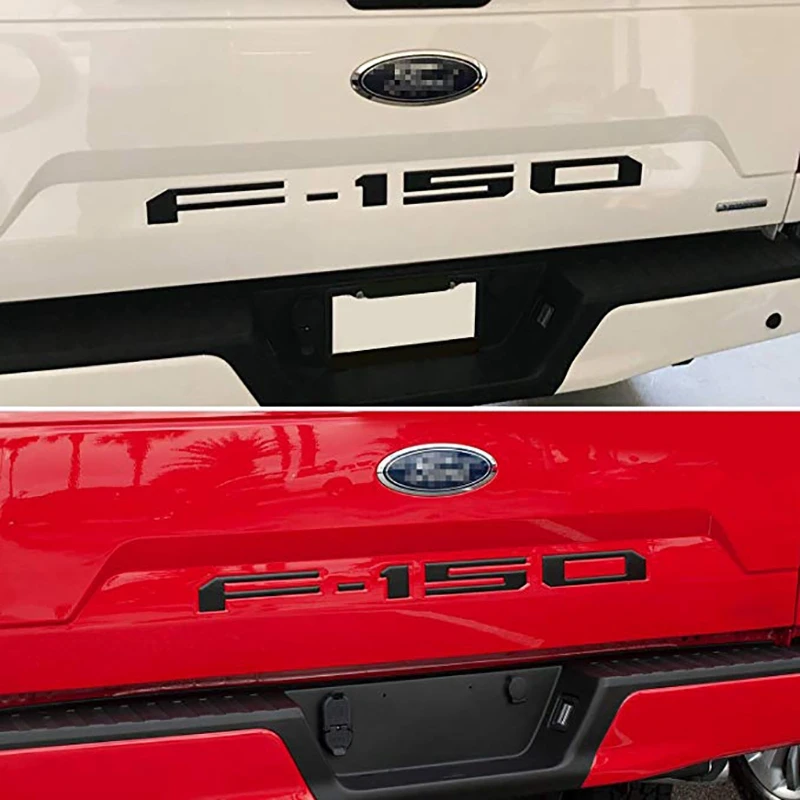 Накладные буквы багажника для Ford F150-, 3D приподнятые и прочные клейкие наклейки буквы, эмблемы багажника вставки буквы M