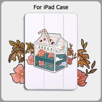 

For iPad Air 2 Case Cute Drink For iPad Pro 11 Case 2020 Tablet Case Auto Sleep Wake For iPad Mini 5 PU Protect Skin Cases