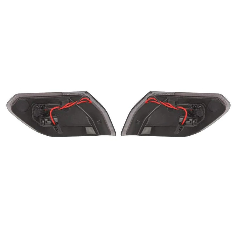 2 шт. светодиодные, боковые, габаритные фонари для Jeep Wrangler JL, дымовые линзы янтарные передние фары