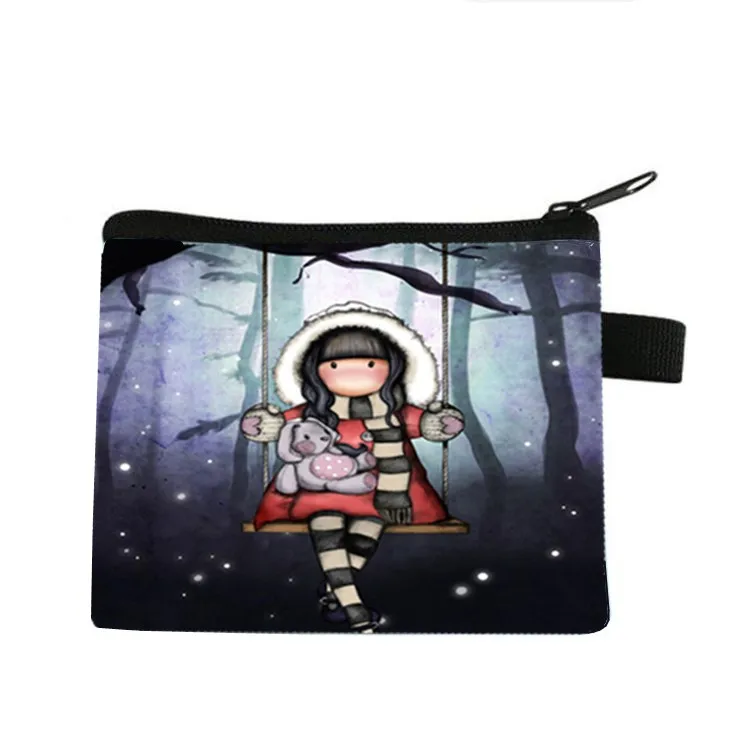 Game Wallet Student Boys And Girls Short Wallet Card Bag Pocket Change Purse Cute Coin Purse Clear Purse Small Pouch coin Bolsa