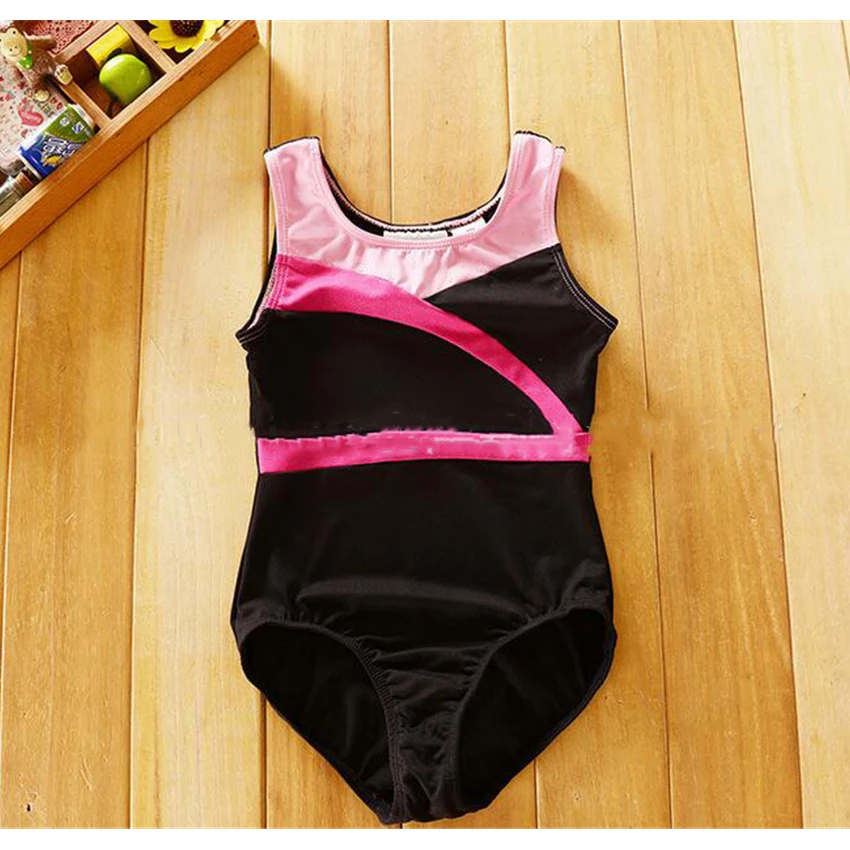 Детское балетное танцевальное боди 8 цветов гимнастическое трико для девочек