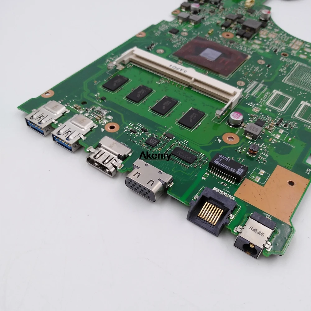 SAMXINNO X555DG REV2.0 материнская плата для ноутбука ASUS X555YI X555YA X555Y X555D A555D Материнская плата ноутбука E1-7010 4 Гб GM Тесты работы