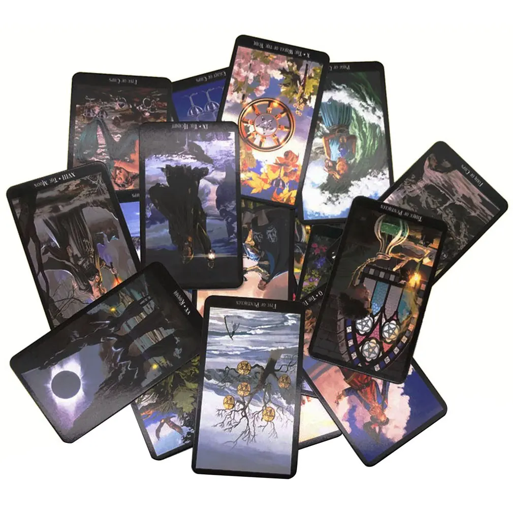 Mystic Tarot колода карты настольная игра чтение ведьмы карты Таро для Фортуны ведьма карточная игра детская игра