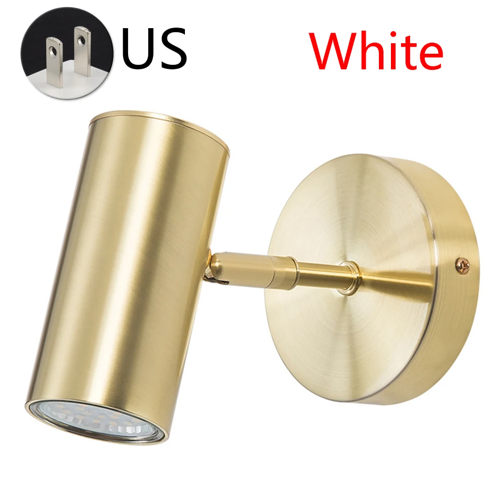 

Bar Ceiling Spotlight Home Decoration Modern Wrought Iron Bathroom Rotating Mirror Headlights Single Wall Light Pathway Corridor