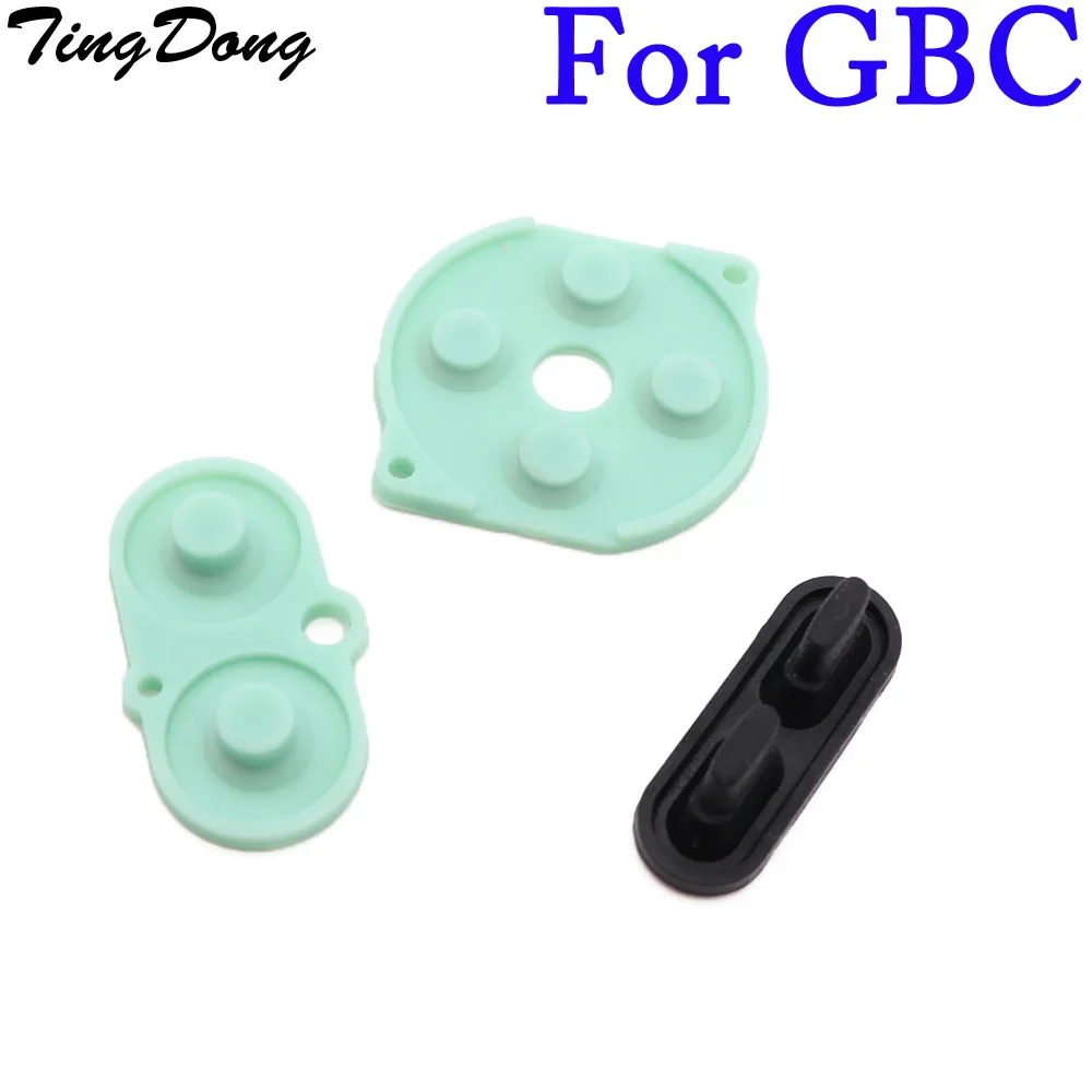 

TingDong 50 Set x For Gameboy Color GBC console buttons repair silicon conductive Rubber pads wholesale price