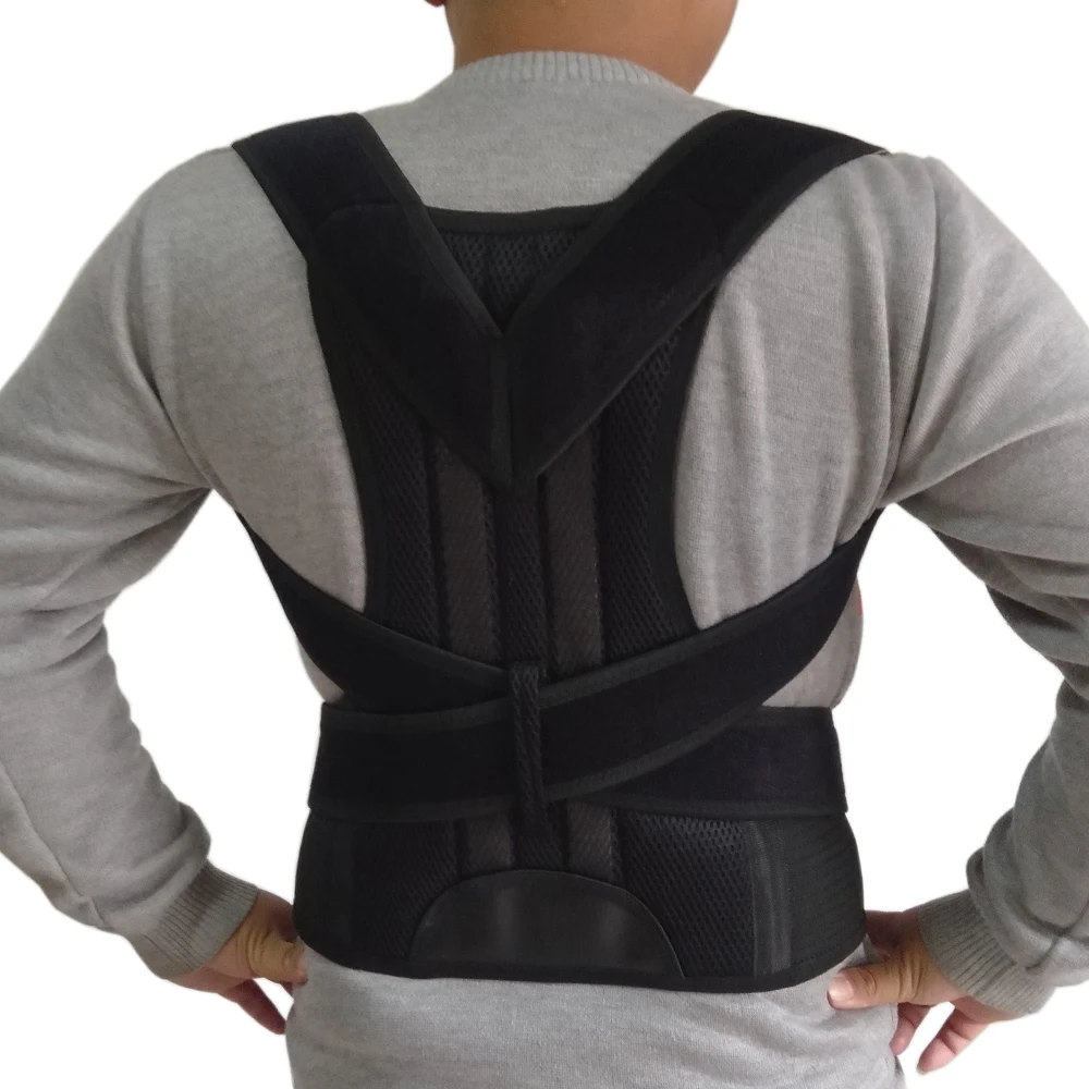 Neoprene-Steel-Plate-Magnetic-Correcting-Kyphosis-Belt-Orthopedic-Posture-Corrector-Brace-Lower-Back-Spine-Shoulder-Support