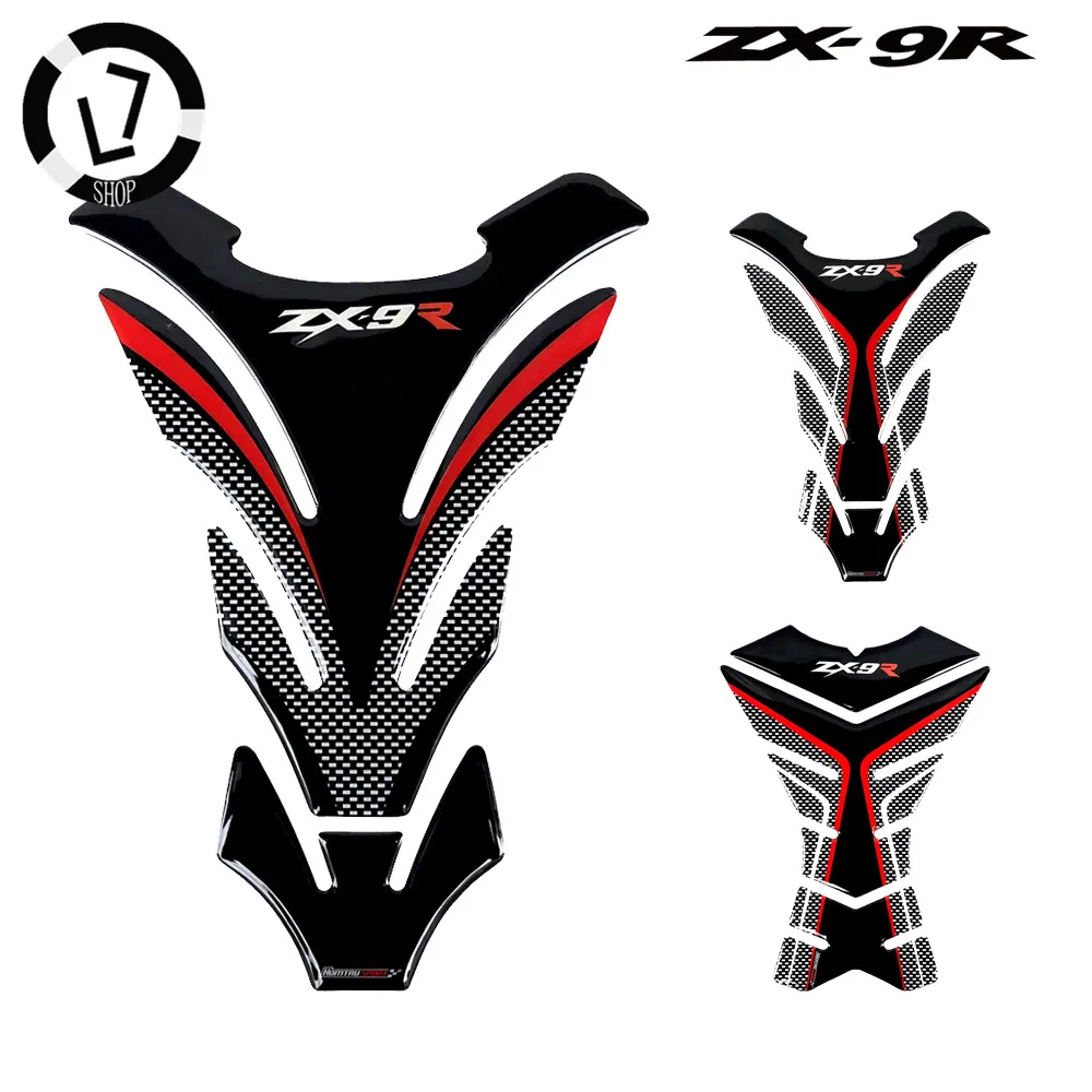 Для Kawasaki ZX9R ZX-9R Tankpad 3D протектор для танка мотоцикла | Автомобили и мотоциклы