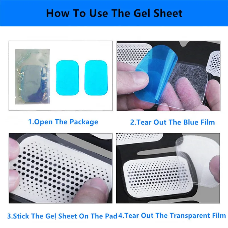 Рисунок 6 - Сменные гелевые накладки для тренажера EMS