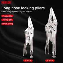 

Locking Pliers Long Nose Straight Jaw Plier CR-MO Steel Welding Tools Hand Tool Car Bike Motorcycle Repair Nut Fasten Hand Tool