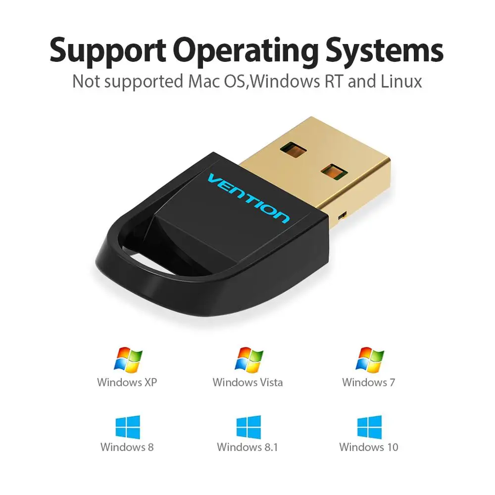 Vention USB Bluetooth адаптер V4.0 Двойной режим беспроводной Bluetooth ключ CRS аудио приемник адаптер для Win7/8/XP планшетный компьютер