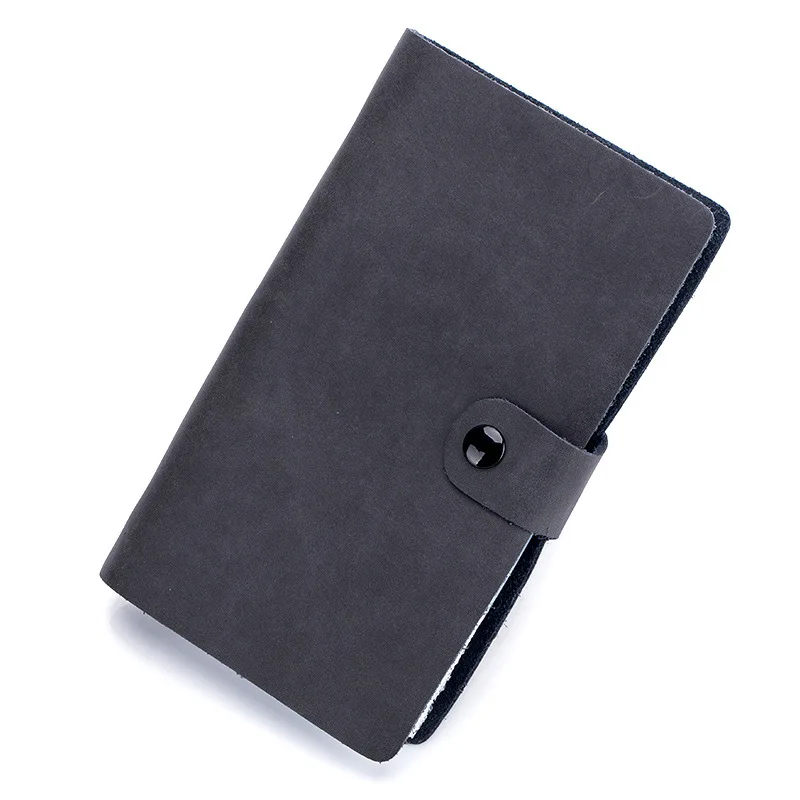 Простая визитница из натуральной кожи для мужчин вместительный кошелек