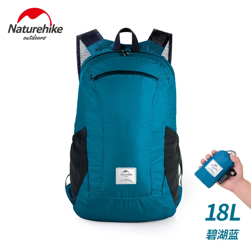 Folding Backpack Portable Outdoor Waterproof Mountaineering Skin Pack Travel Sports School Bag Naturehike hiking backpack