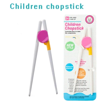 

1Pair New Style Ages 2+ Children Chopsticks Kids Baby Learning Training Chopsticks For Right Hand Home Children's Products