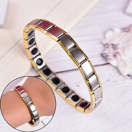 New Tourmaline Energy Balance Bracelet Tourmaline Bracelet For Men Women Health Care Jewelry Germanium Bracelets Bangle Slimming