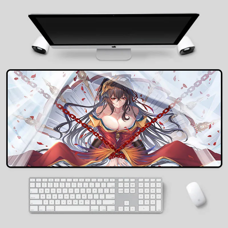 

XGZ Large size mouse pad with beautiful anime girl pattern and sexy bundling series as a table mat premium keyboard mat