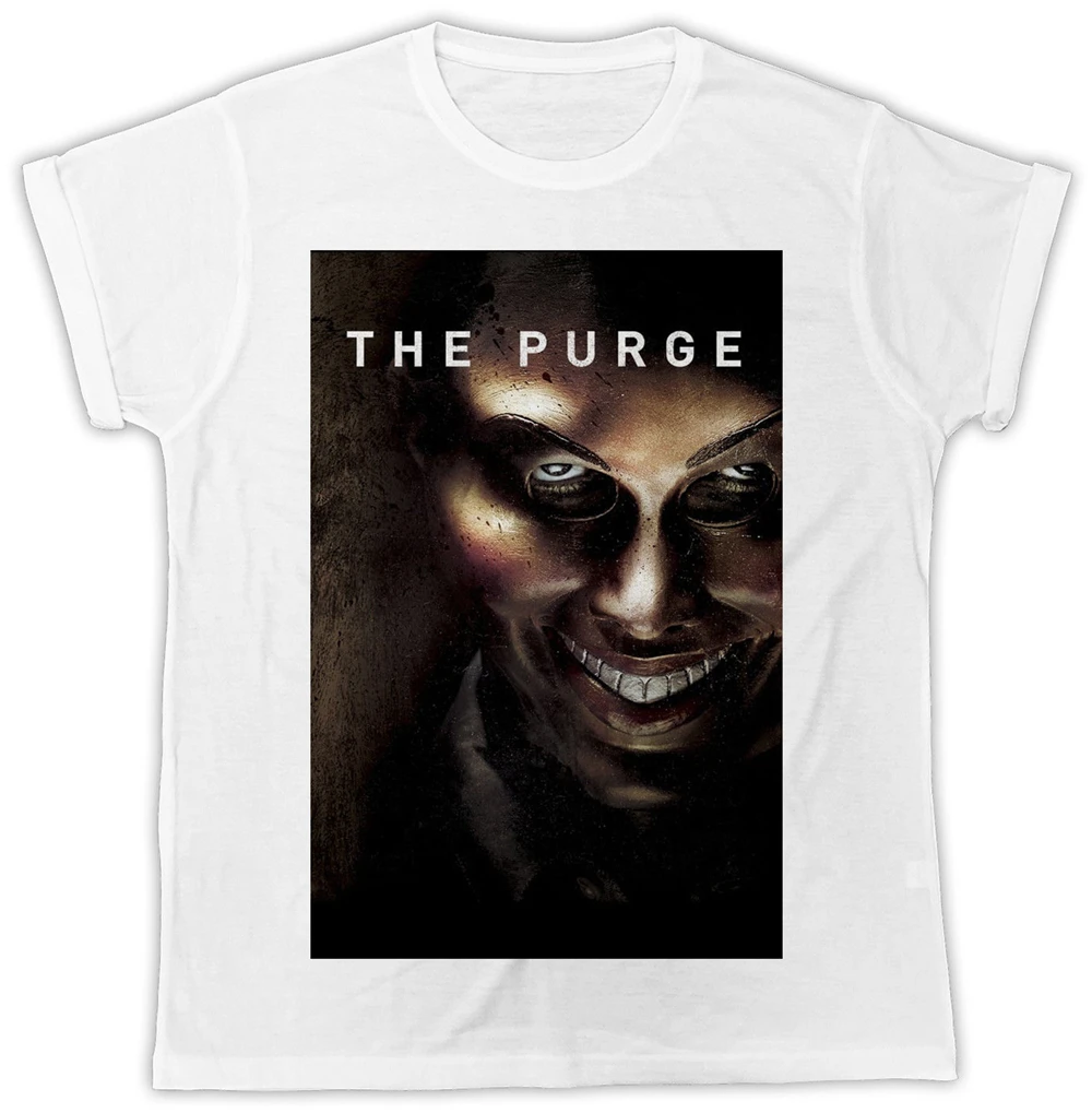 Забавный The Purge Darkness Movie Poster идеальный подарок унисекс крутая футболка