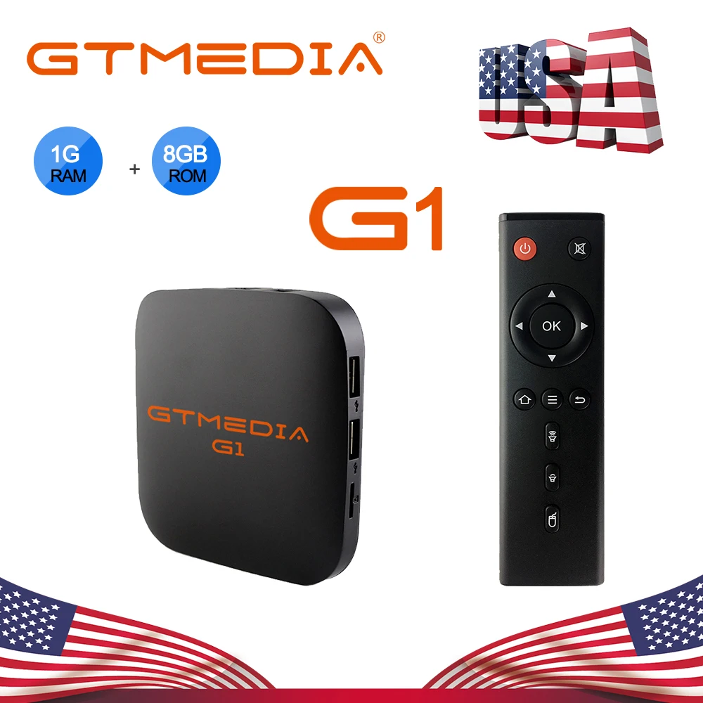 

GTMEDIA G1 TV Box Android 7.1 1G 8G Amlogic S905W Quad Core 2.4G Wifi HD Youtube 4K Google Player Pk x96 max h96 android tv box