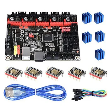 

TMC2209 V1.2 with SKR V1.3 32Bit Smoothieware Controller Panel Board for 3D Printer Compatible with 12864LCD/ TFT24 /TFT28/TFT32