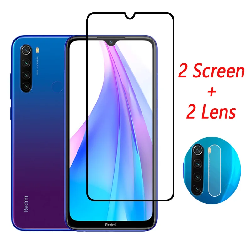 Full Cover Tempered Glass For Redmi Note 8T Screen Protector For Redmi Note 8T 8 T Camera Glass For Xiaomi Redmi Note 8T Glass afbeelding