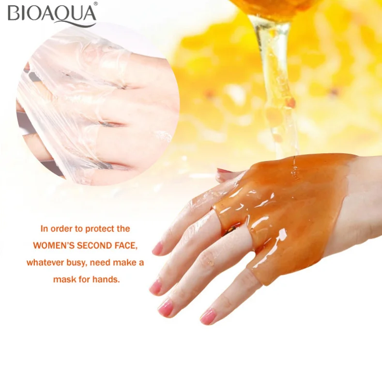 BIOAQUA молочко медовый парафин для рук для ванны отбеливающий питающий уход за кожей увлажняющий для удаления состаренных рогов уход за руками 170 г