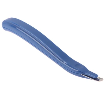 

1pc Portable Staple Remover Needle Removal Nail Puller Office School Home Stationary Supplies Tool Blue