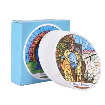 

78 Sheet Cards Tarot Of The Cloisters Cards Board Game 1993 Round Card Playing Card Deck Games Entertainment for Family Party