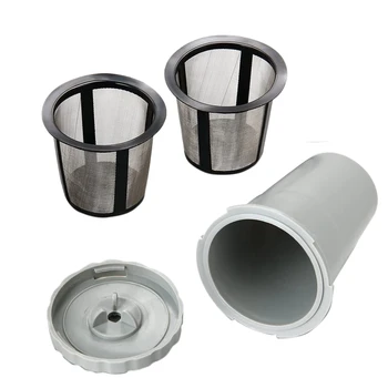 

Reusable Coffee Filter Set for Keurig My K-Cup Style, 2 Filter Housing + 6 Extra Filters Fits B30 B40 B50 B60 B70 Series