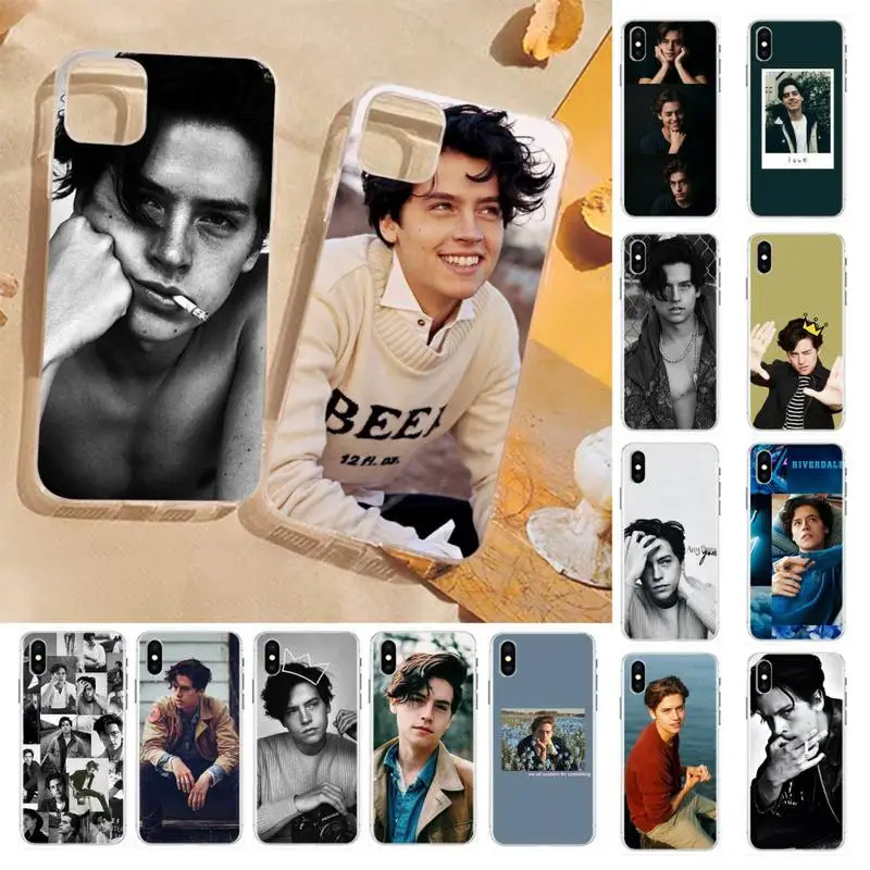 Мягкий черный чехол для телефона American TV Riverdale Series Cole Sprouse iphone 13 8 7 6 6S Plus X 5S SE 2020 XR 11 12
