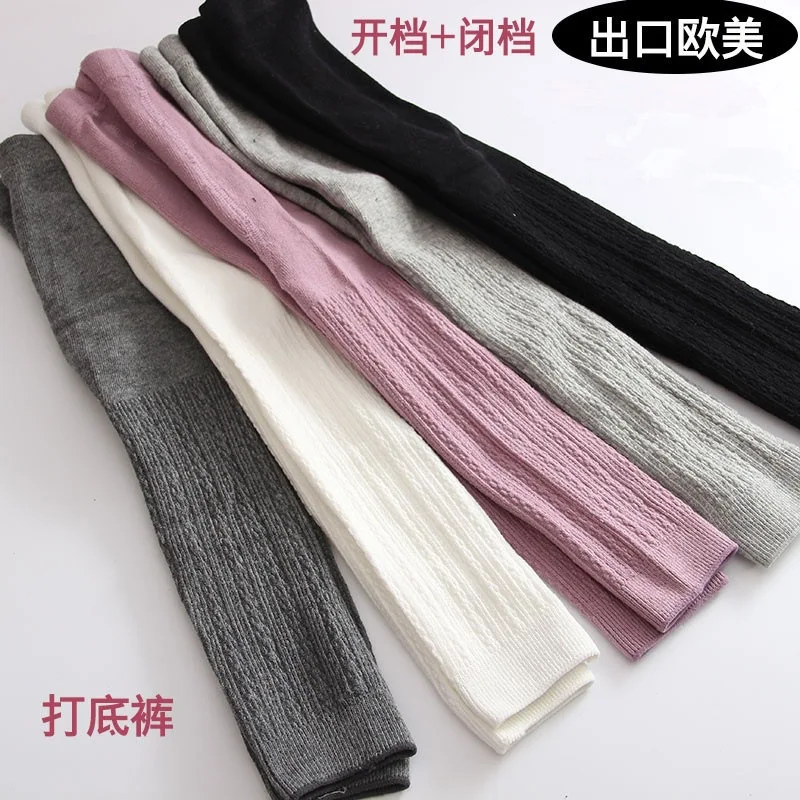 

Baby Girls Leggings Spring Autumn Winter Thin Cotton Open File Newborn BABY'S Non-slip Socks 0-1-3-Year-Old Small CHILDREN'S Soc