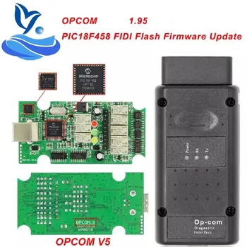 

Newest Firmware OPCOM 1.95 OBD2 CAN-BUS Code Reader For Opel OP COM OP-COM Diagnostic PIC18F458 FTDI Chip
