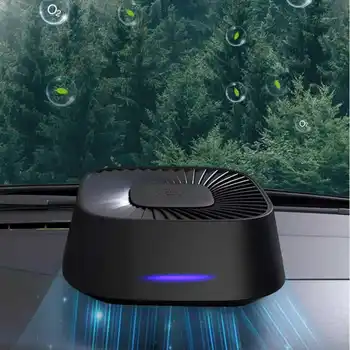 

USB Car Portable Air Purifier Negative Ion Auto Air Cleaner Accessiories for Car Home Use Purificador de Aire
