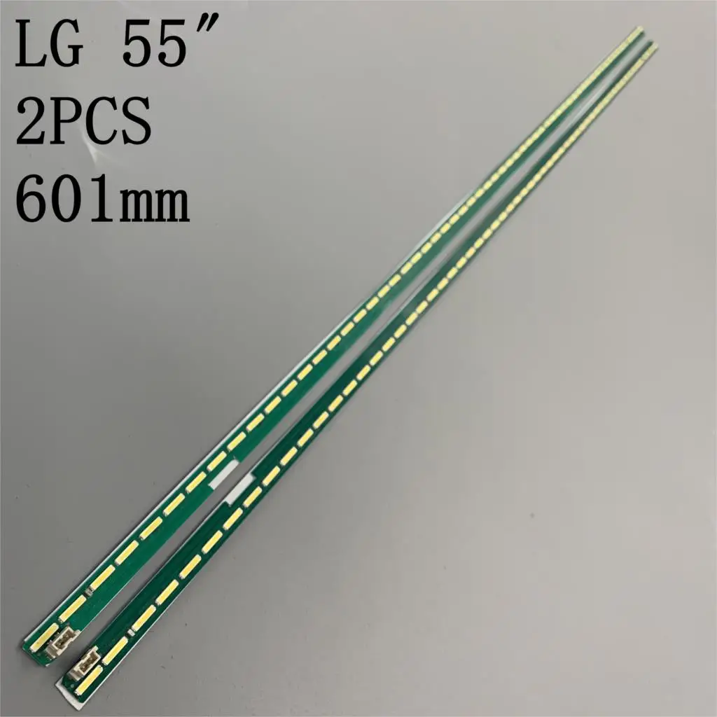 2 pces x led backlight strip 55