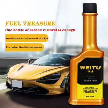 

120ml Fuel Saver Gasoline Additives Stabilizer Carbon Deposition Cleaning Agent Reduce Fuel Consumption Protect The Engine