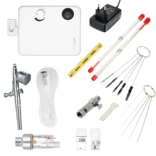 KKmoon мини-Аэрограф Двойного действия, воздушный компрессор, набор кистей для рисования татуировок, маникюрная модель, Аэрограф, набор инструментов для ногтей