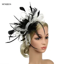 Женские Необычные головные уборы Jockey Клубные вечерние головные уборы Свадебные аксессуары с зажимом SQN037