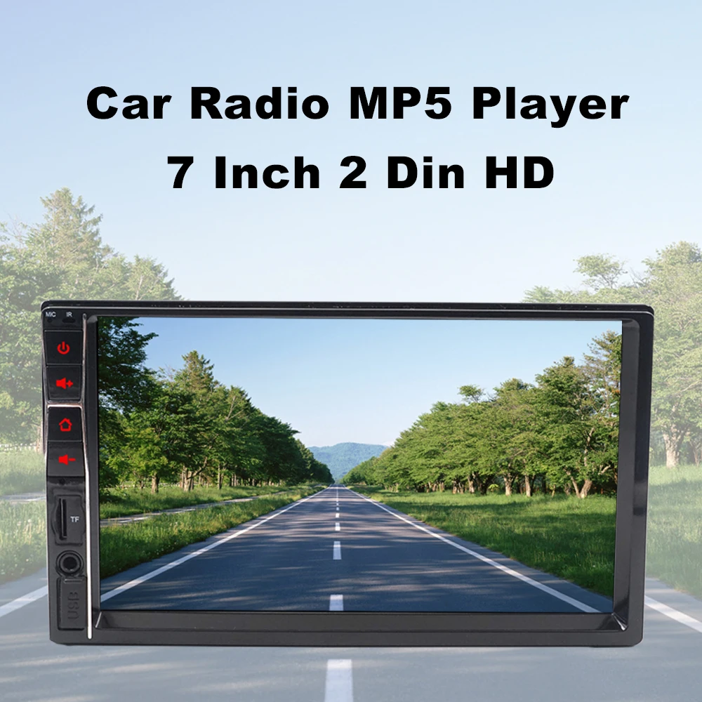 

Carsanbo Car Radio MP5 Player Phone Mirror Link 7 Inch 2 Din HD Bluetooth 2 Din Car Stereo MP5 Player FM Radio USB AUX Control