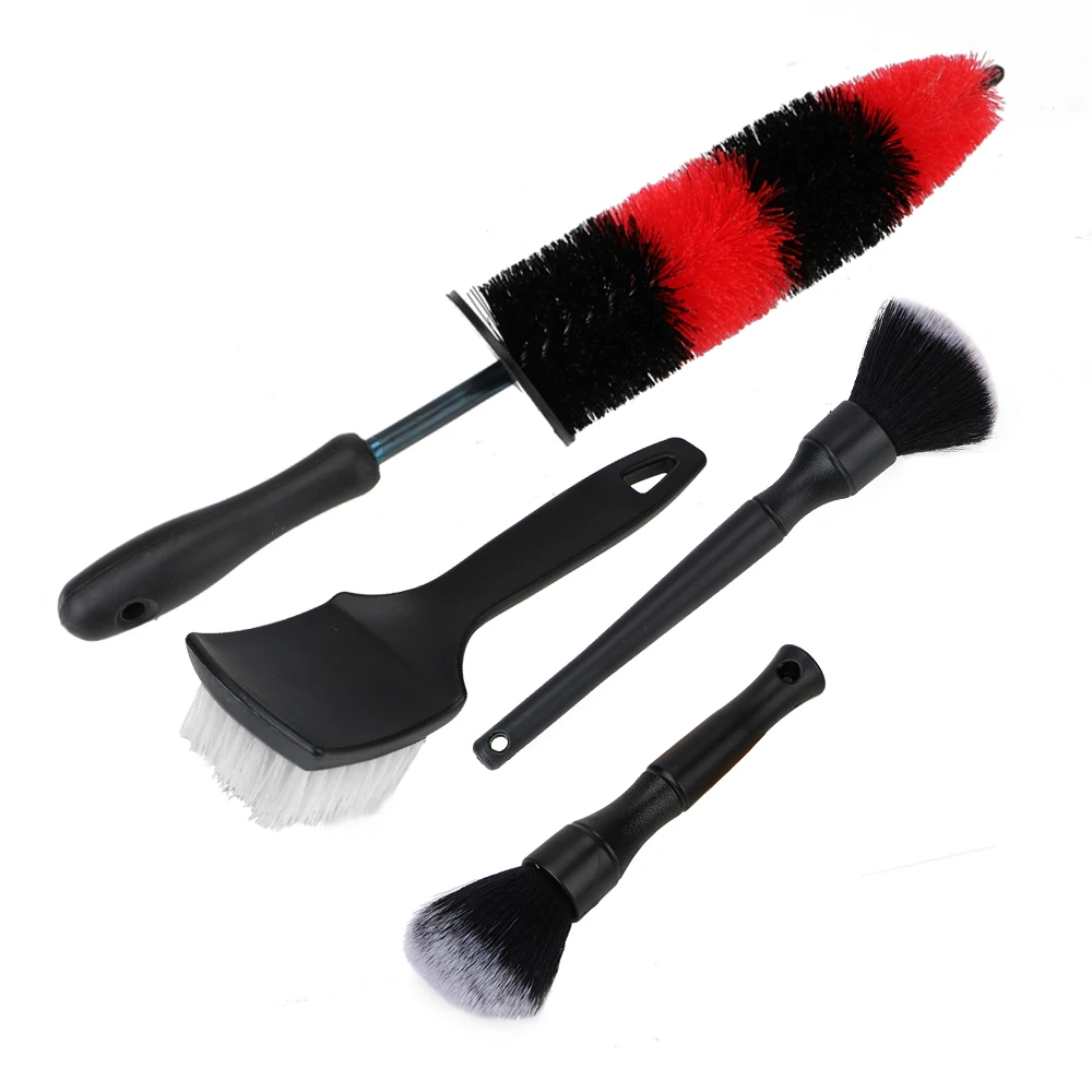 

Car Wheel Wash Brush Super Soft Cleaning Tool Cleaning Brush Interior Seat Crevice Brush Tire Rim Scrub Brush Multifunction