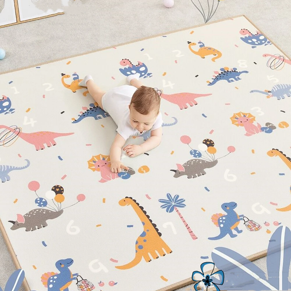 

200*180cm*1cm Foldable Cartoon Baby Play Mat Xpe Puzzle Children's Mat High Quality Baby Climbing Pad Kids Rug Baby Games Mats