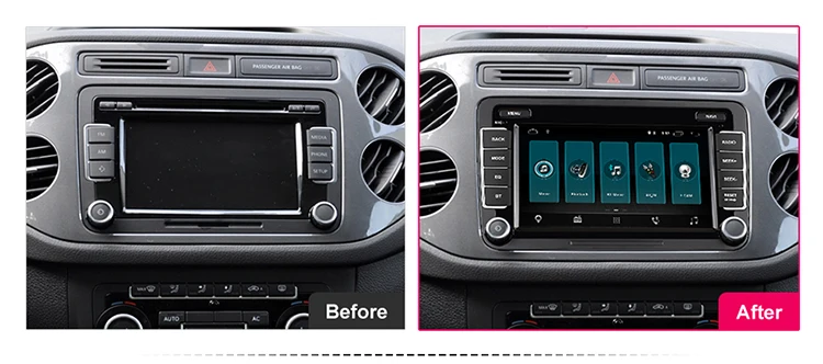 Автомобильный Радио мультимедийный плеер для VW Volkswagen Golf 5 6 Passat B7 B6 JETTA POLO Tiguan 1Din Android 9,0 Авторадио gps навигация