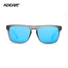 KDEAM 30 Colors Available Top Square Men's Sunglasses Polarized and UV400 Protection Translucent Glasses Frame Mirror Lense ► Photo 2/6