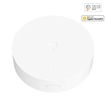 

Multi-Mode Gateway ZigBee 3.0 WIFI Bluetooth Mesh Hub Voice Remote Control works With Mi Home APP Apple Homekit