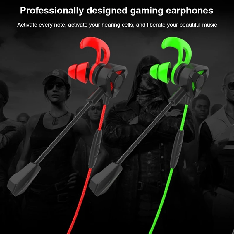 Мобильный телефон In Ear Игровые наушники с микрофоном и регулировкой громкости