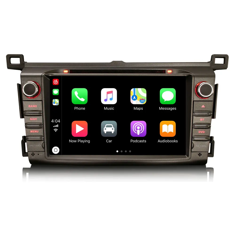 Android 9,0 Авторадио Встроенная CarPlay gps-навигация совместима с для Toyota RAV4 2013- автомобильный мультимедийный плеер