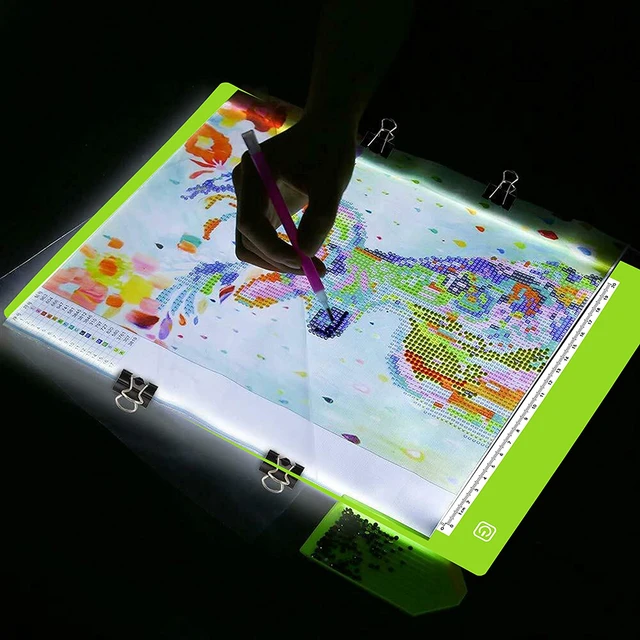 A3/A4/A5 Size Led Light Pad Eye Protection Easier for Diamond Painting  Embroidery Sale Three Level Dimmable Painting Pad - AliExpress