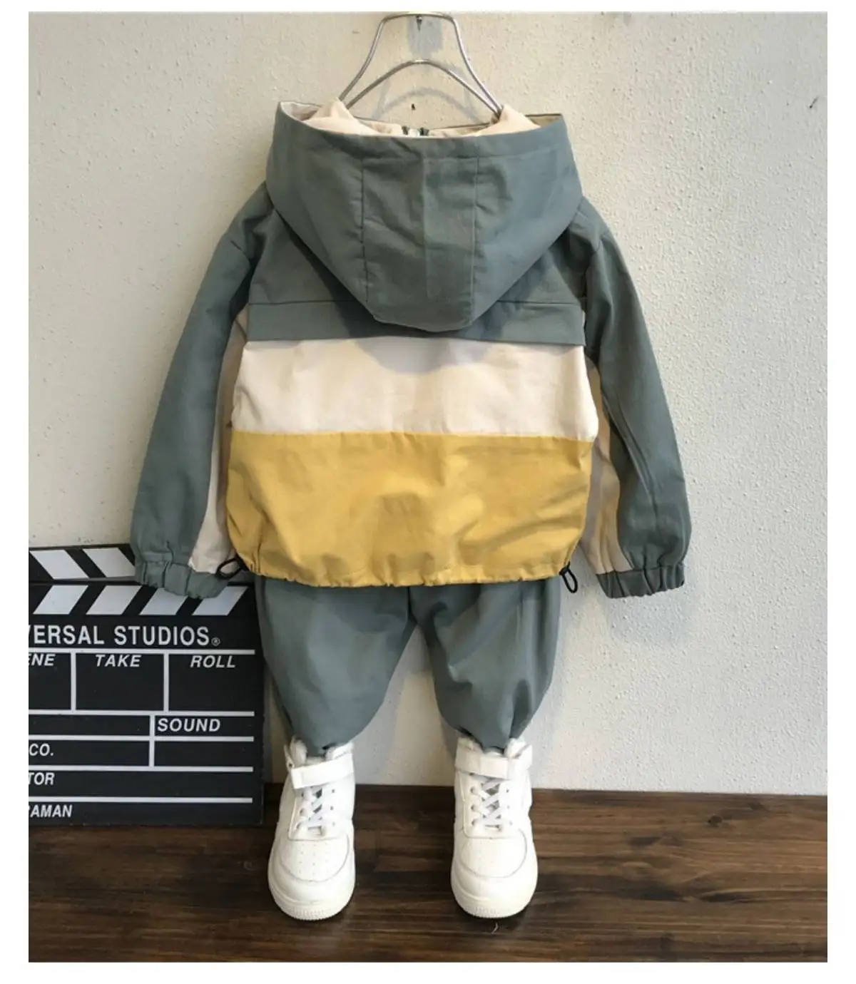 2 3 4 5 6 7 Y Toddler Boys Clothing Sets Autumn Winter Thickening Hooded Jacket Pants Kids Tracksuit Casual Boys Sport Suit New