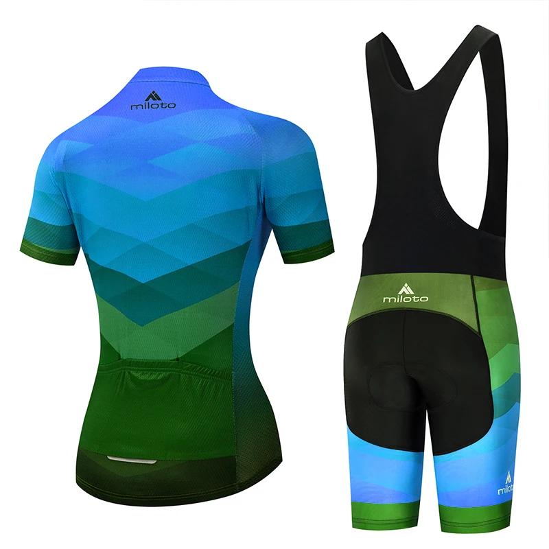 Cycling Jersey Sets Women Triathlon Short Sleeve Skinsuit Maillot Bicycle Clothing Bike Shirts