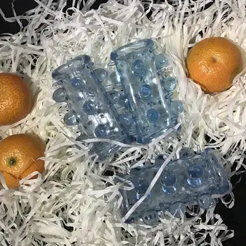 2 Types Adjustable Big Cock Ring Reusable Silicone Long Condom Penis Sleeve Delay Ejaculation Time Lasting Sex Toys for Men 6