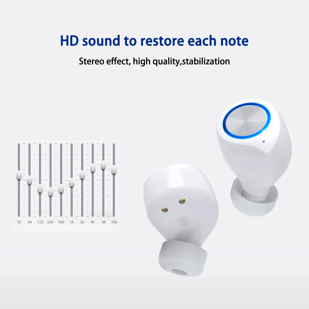 TW60 беспроводные наушники Buletooth 5,0 сенсорное управление бас объемный HiFi стерео наушники гарнитура шумоподавление с зарядным устройством